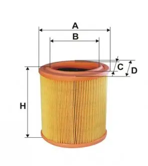 WA6524 Фильтр воздушный CITROEN, PEUGEOT WA6524/AE311/1 (пр-во WIX-Filtron) WIX FILTERS подбор по vin на Brocar
