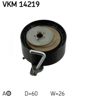 VKM14219 Натяжна ролик, ременя ГРМ FORD FIESTA VI (CB1, CCN) 1.0 (Вир-во SKF) SKF підбір по vin на Brocar