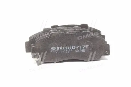D717EI Колодка торм. диск. HONDA ACCORD, CRV, HR-V передн. (пр-во Intelli) DAFMI / INTELLI подбор по vin на Brocar