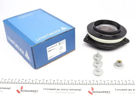 3498801 Подушка амортизатора (переднього) + підшипник Nissan Note 1.4/1.5dci/1.6 06- (L) LEMFORDER підбір по vin на Brocar