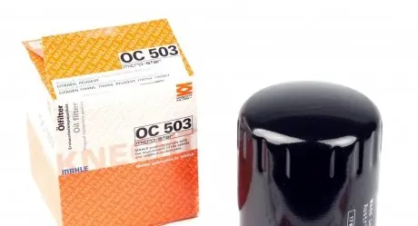 OC503 Фільтр масляний Citroen Jumper/Peugeot Boxer 2.5TD MAHLE / KNECHT підбір по vin на Brocar