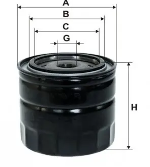 WL7207 Фільтр масляний VOLVO (вир-во WIX-Filtron UA) WL7207/OP645 WIX FILTERS підбір по vin на Brocar