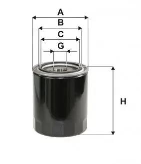 WL7175 Фильтр масляный двигателя TOYOTA WL7175/OP619/1 (пр-во WIX-Filtron) WIX FILTERS подбор по vin на Brocar