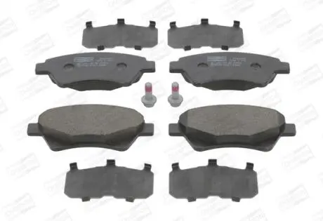573124CH Колодка торм. диск. RENAULT KANGOO, SCENIC передн. (пр-во CHAMPION) CHAMPION підбір по vin на Brocar