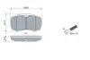 0986424750 Колодки тормозные (задние) Iveco Daily III-VI 99- (Brembo) BOSCH підбір по vin на Brocar