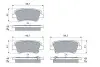 0986494557 Колодки тормозные (задние) Kia Sportage/Ceed/Rio/Optima/Hyundai Accent/i10/i20/i30/i40/Elantra 10- BOSCH підбір по vin на Brocar
