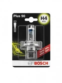 1987301077 Автолампа H4 12V 60/55W P43t Plus 90% BOSCH підбір по vin на Brocar