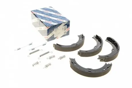 0986487720 Колодки ручника MB Sprinter/VW Crafter 06- (180x25) (с пружинками) BOSCH подбор по vin на Brocar