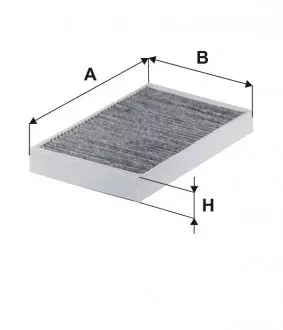 WP2001 Фільтр салону ВАЗ 1118 вугільний (вир-во WIX-Filtron) WP2001 / K 1229A WIX FILTERS підбір по vin на Brocar