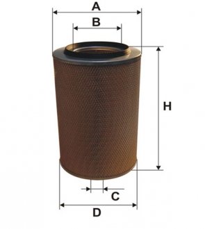 42410E Фільтр повітря WIX FILTERS підбір по vin на Brocar