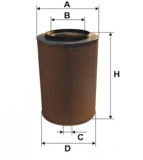 42410E Фільтр повітря WIX FILTERS підбір по vin на Brocar