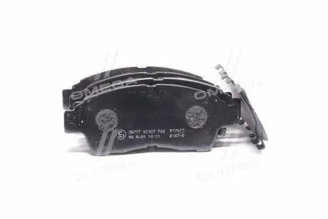 36777 Колодка гальм. диск. TOYOTA CAMRY/COROLLA/RAV4 передн. (вир-во ABS) A.B.S. підбір по vin на Brocar