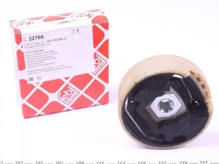 22766 Подушка двигуна (верхня) VW Caddy 03- (з різьбою) FEBI BILSTEIN підбір по vin на Brocar
