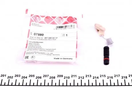 07880 Датчик зносу колодок MB 190 / MB 230 / MB 200 (вир-во FEBI) FEBI BILSTEIN підбір по vin на Brocar