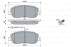 0986424789 Колодки тормозные (передние) Citroen C8 02-/Jumpy/Fiat Scudo/Peugeot Expert 95-06/807 02- (+датчики) BOSCH підбір по vin на Brocar