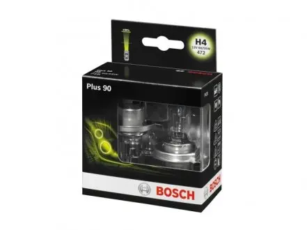 1987301074 Автолампа H4 12V 60/55W P43t Plus 90% (замінено на 1987301422) BOSCH підбір по vin на Brocar