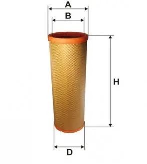 93168E Фільтр повітря WIX FILTERS підбір по vin на Brocar