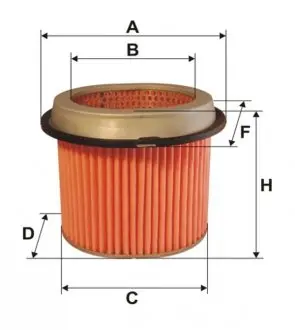 WA6108 Фільтр повітряний WIX FILTERS підбір по vin на Brocar