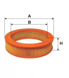 WA6468 Фільтр повітря WIX FILTERS підбір по vin на Brocar