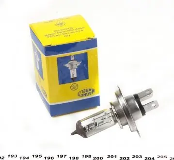 002156100000 Лампа H4 24V 75 / 70w P43t (кор.код. H4 24) (пр-во Magneti Marelli) MAGNETI MARELLI підбір по vin на Brocar