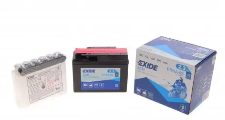 ETR4ABS Акумулятор EXIDE підбір по vin на Brocar