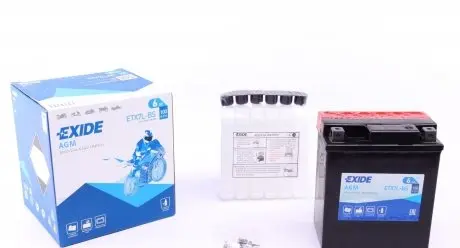 ETX7LBS Стартерна батарея (акумулятор) EXIDE підбір по vin на Brocar