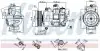 Компрессор кондиционера VW-TOURAN TDI 03- аналог 89020 (Nissens) 890632