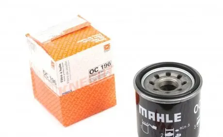 OC196 Фильтр масляный Mazda 626 II-V 1.8-2.0/ Mitsubishi Lancer 1.3-1.8 89- MAHLE / KNECHT подбор по vin на Brocar