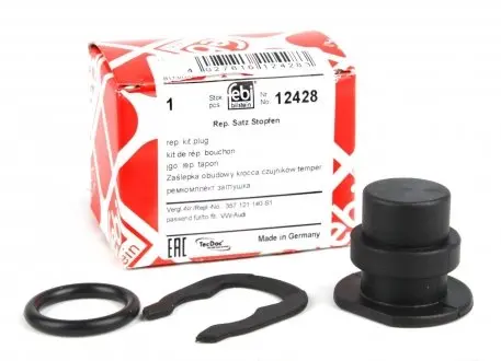 12428 Ремкомплект заглушки флянця системи охолодження VW Caddy/T4 -03 FEBI BILSTEIN підбір по vin на Brocar
