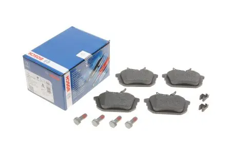 0986424427 Колодки тормозные (задние) Mitsubishi Colt 04-12/Space Star 98-04/Carisma 95-06/Volvo S40/V40 95-04 BOSCH подбор по vin на Brocar