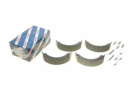 0986487611 Колодки ручника MB Sprinter 408-416 96-06 (170x40) (с пружинками) BOSCH подбор по vin на Brocar