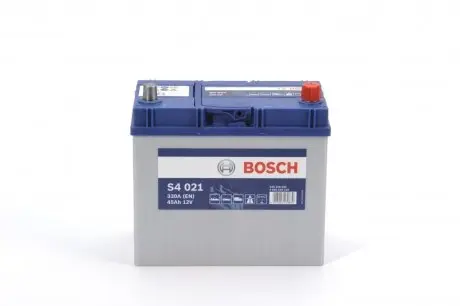 0092S40210 Аккумуляторная батарея 45Ah/330A (238x129x227/+R) S4 Азия BOSCH подбор по vin на Brocar