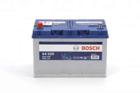 0092S40290 Акумулятор BOSCH 12В 95Ah/830А S4 (L+) BOSCH підбір по vin на Brocar