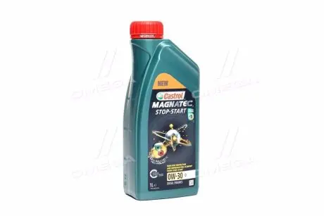 15D607 Олива Magnatec Stop-Start 0W-30 D (1L) CASTROL підбір по vin на Brocar