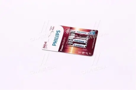 LR03P6BP10 Батарейка LR03 / AAA Power Alkaline Blister 6шт (пр-во Philips) PHILIPS підбір по vin на Brocar