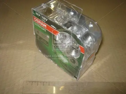 64210ULTHCBDUO Лампа ФАРНА H7 12V 55W PX26d ULTRA LIFE (компл.) (пр-во OSRAM) OSRAM підбір по vin на Brocar
