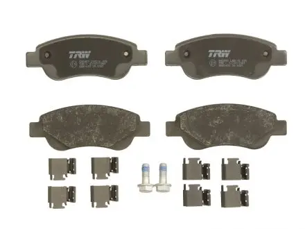GDB1633 Колодка торм. диск. CITROEN C1, PEUGEOT 107 передн. (пр-во TRW) TRW підбір по vin на Brocar