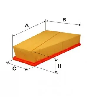 WA9521 Фільтр повітряний WIX FILTERS підбір по vin на Brocar