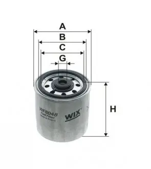 WF8048 Фильтр топл. MB SPRINTER, VITO WF8048/PP841 (пр-во WIX-Filtron) WIX FILTERS подбор по vin на Brocar