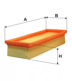 WA6242 Фільтр повітряний WIX FILTERS підбір по vin на Brocar