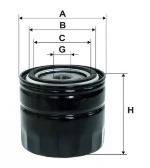 WL7237 Фильтр масляный двигателя WL7237/OP642/1 (пр-во WIX-Filtron UA) WIX FILTERS подбор по vin на Brocar