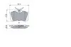 0986466683 Колодки тормозные (задние) Audi A4/A6/Skoda SuperB 01-09/Renault Clio 05-14/VW Golf/Passat 84-02 BOSCH підбір по vin на Brocar