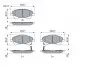 0986494187 Колодки гальмівні дискові BOSCH підбір по vin на Brocar