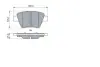 0986494416 Колодки гальмівні (задні) Audi A3/Skoda Octavia/SuperB/Yeti/VW Caddy/Touran/Golf/Passat B7/B8 04- BOSCH підбір по vin на Brocar