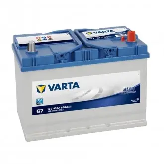 595404083 Аккумулятор 95Ah-12v VARTA BD(G7) (306х173х225),R,EN830 Азия VARTA підбір по vin на Brocar