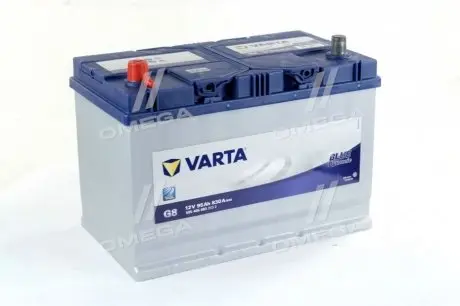 595405083 Аккумулятор 95Ah-12v VARTA BD(G8) (306х173х225),L,EN830 Азия VARTA подбор по vin на Brocar