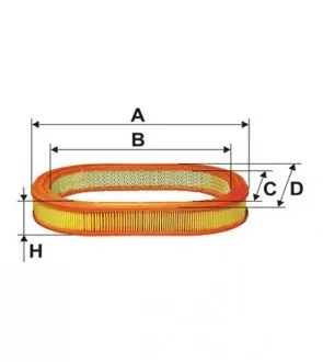 WA6001 Фільтр повітряний WIX FILTERS підбір по vin на Brocar