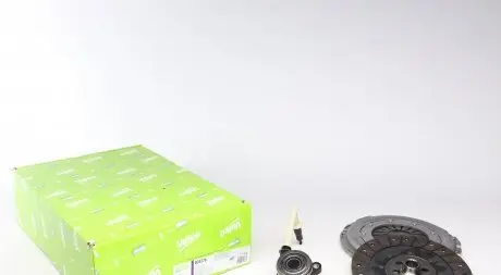 834276 Комплект зчеплення Renault Kangoo 1.5dCi 08- (+вижимний) d=228mm (z=21) VALEO підбір по vin на Brocar