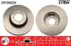 Диск тормозной BMW 5 (E39), 7 (E32) передн., вент. (пр-во TRW) DF2602S