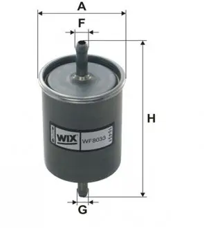 WF8033 Фильтр топл. BMW, OPEL, SKODA WF8033/PP831 (пр-во WIX-Filtron) WIX FILTERS подбор по vin на Brocar